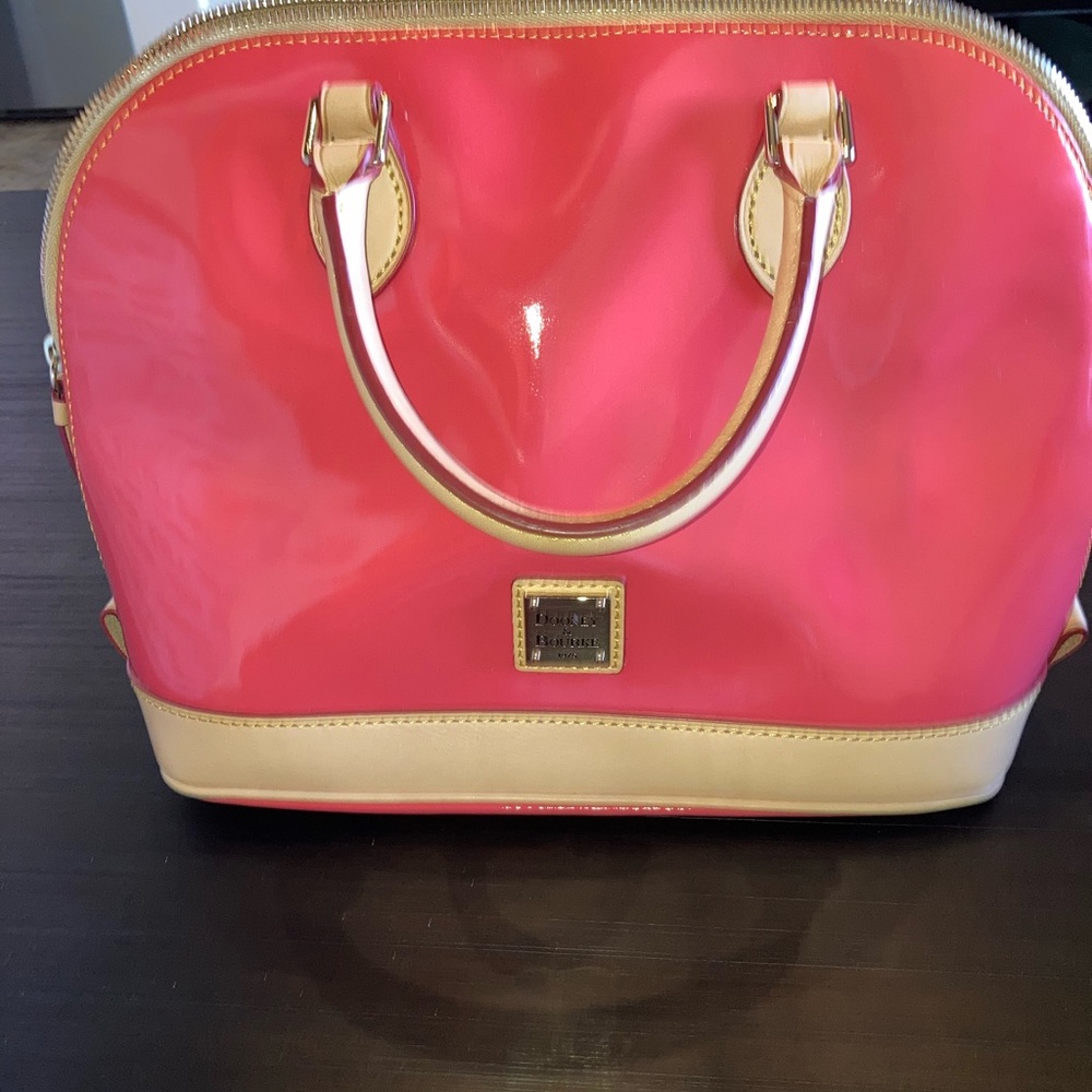 Dooney and Bourke Pink and Cream Women's Bag
